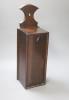 A 19th century oak candle box, height 45cm                                                                                                                                                                                  