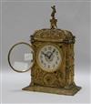 A French mantel clock H.30cm.                                                                                                          