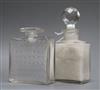 An R. Lalique scent bottle and a Baccarat scent bottle                                                                                 