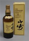 One bottle of Yamazaki 12 year old malt                                                                                                