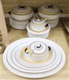 A quantity of Royal Doulton Marquis dinnerware                                                                                         