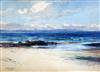 David West (1868-1936) Coastal scene 9.5 x 13.5in.                                                                                     