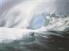 Peter Westcott, oil on canvas board, Wave study, signed and dated '96 90 x 121cm                                                       