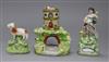 Three Walton pearlware models tallest 14cm                                                                                             