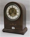 An Edwardian mantel clock                                                                                                              