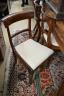 A set of eight Regency mahogany dining chairs together with a similar chair                                                                                                                                                 