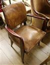 A French elbow chair                                                                                                                   