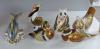 Six Royal Crown Derby animal and bird paperweights                                                                                                                                                                          