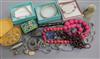 Assorted jewellery including Tiffany, Pandora etc, together with and pen and Royal Worcester jug.                                      