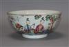 An 18th century Chinese famille rose bowl diameter 18cm                                                                                