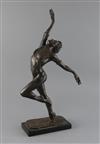 § Enzo Plazotta (1921-1981). A bronze figure of Nureyev, overall H.17.5in.                                                             