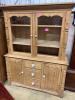 A Victorian pine dresser                                                                                                                                                                                                    