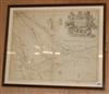 Capt. G Collins (dedicated to William III), a Naval chart, The River Dee or Chester-Water 46 x 58cm                                    