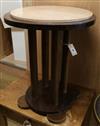 A marble top circular occasional table W.49cm                                                                                          