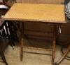 A folding table W.69cm                                                                                                                 