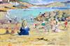 § Sherree Valentine-Daines (1956-) Children on the beach 8.5 x 12.5in.                                                                 