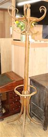 A Bentwood hat and coat stand W.50cm (a.f.)                                                                                            