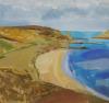 Jim F. Whitlock (b.1944), gouache, Down to Great Bay, Cornwall, signed and dated 2002, 34 x 36cm                                                                                                                            