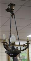 A Regency style electrolier height 72cm                                                                                                