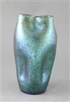 A large Loetz Creta Papillon glass vase, height 26cm                                                                                   