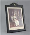 A signed colour photograph of HM Queen Elizabeth II, overall height 12.5in.                                                            