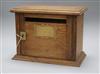 An oak letter box length 34cm                                                                                                          
