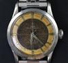 A gentlemans late 1950's stainless steel Tudor Oyster Prince 34 automatic wrist watch,                                                 