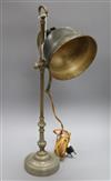 An Edwardian desk lamp height 56cm                                                                                                     