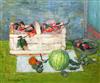 § André Vignoles (French, 1920-) 'Nature morte, 1959' 21 x 25.5in.                                                                     