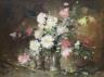 Endre Kompoczy Balogh (1911-1977), oil on canvas, Mixed blossoms, signed, with 1963 Stacey Marks label verso, 59 x 78cm                                                                                                     