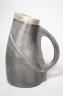 A Doulton Lambeth silver-mounted Black Jack, circa 1895. 22cm                                                                                                                                                               