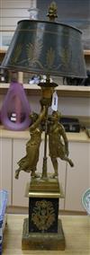 A 19th Century French ormolu Colza Style Lamp H.73cm                                                                                   