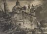 Frank Brangwyn (1867-1956), etching, The Salute from the Giudecca, signed in pencil, 28 x 36cm                                                                                                                              