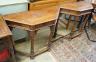 A pair of early 20th century carved mahogany console tables, width 89cm, depth 34cm, height 75cm                                                                                                                            