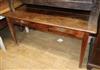 A 19th century French oak farmhouse table L.150cm                                                                                      