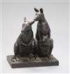 After Edward Sandoz. A bronze of kangaroo height 17cm                                                                                  