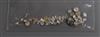 A small quantity of loose gemstones including diamonds.                                                                                