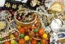 A collection of costume jewellery.                                                                                                                                                                                          