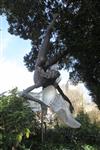 A monumental bronze and phenolic sculpture; Leda and the Swan, by Gerry Downes H. 5m. W. 2.6m approx.                                  