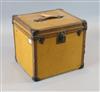 A 1920's Louis Vuitton small travelling trunk, width 20in. depth 18in. height 18in.                                                    