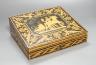 A Regency Grecian revival penwork box 28cm                                                                                                                                                                                  