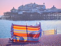 § Philip Dunn (1943-) The West Pier, Brighton 35.5 x 47.5in.                                                                           