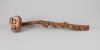 A Chinese boxwood ruyi sceptre, 18th/19th century, 37.5 cm long                                                                                                                                                             