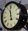 All Bar One double sided wall timepiece 63.5cm                                                                                         