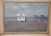 John Joseph, oil on board, 'Low Season', signed and indistinctly dated 21 x 30cm                                                       