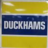 A Duckhams enamel sign 100 x 100cm                                                                                                     