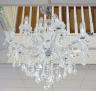An 8 branch, 12 light chandelier                                                                                                                                                                                            