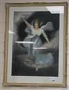 After Cosway, colour mezzotint Georgiana Duchess of Devonshire as Diana 75 x 55cm                                                      