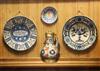 § F. Clifford Harrison (1901-1984) Delftware plates and a jug 21.25 x 30in.                                                            