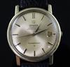 A gentleman's 1960's steel and gold plated Omega Constellation chronometer automatic wrist watch,                                      